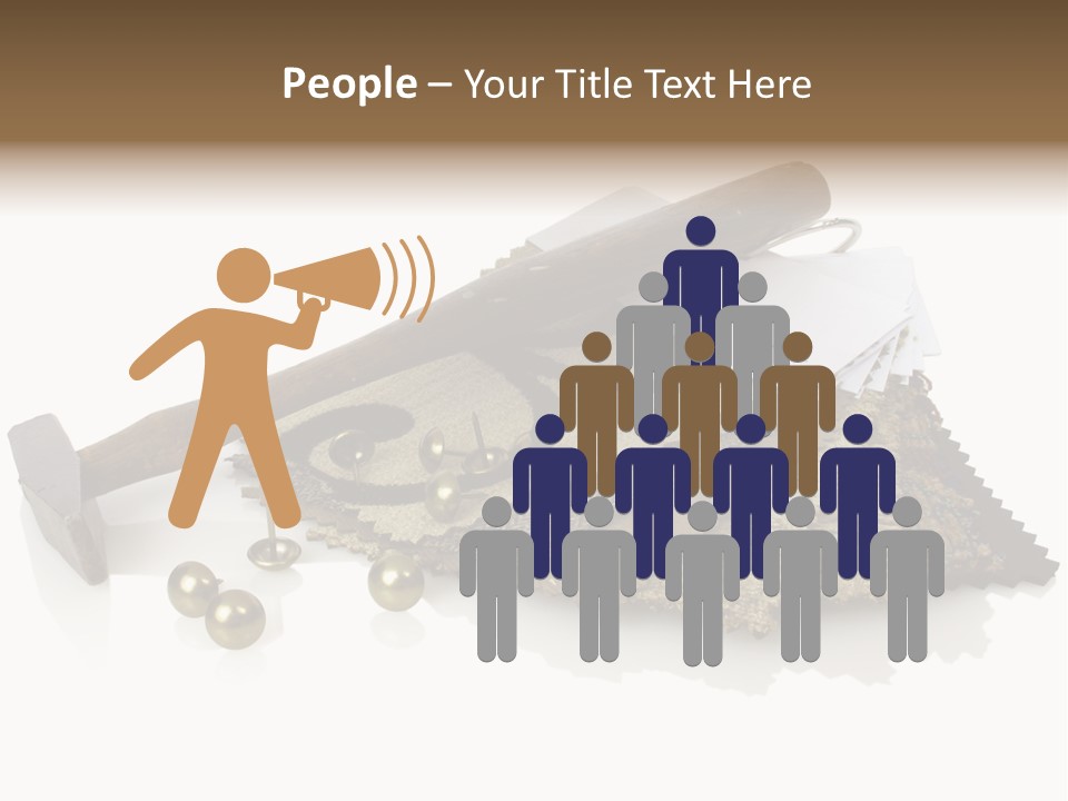 Hammer Brad Nail PowerPoint Template