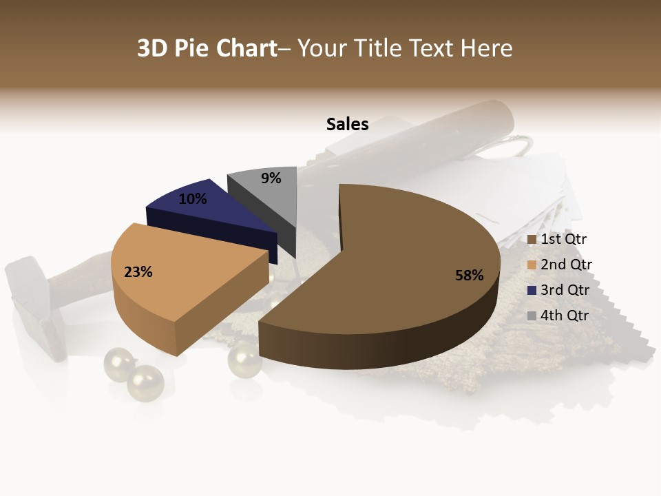 Hammer Brad Nail PowerPoint Template