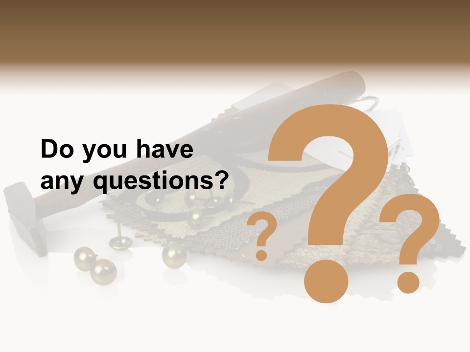 Hammer Brad Nail PowerPoint Template