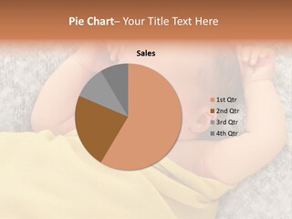 Newborn Boy Caucasian PowerPoint Template