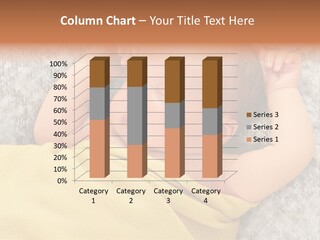 Newborn Boy Caucasian PowerPoint Template