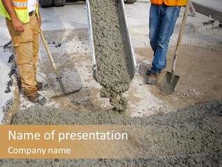 Public Economy Paving PowerPoint Template