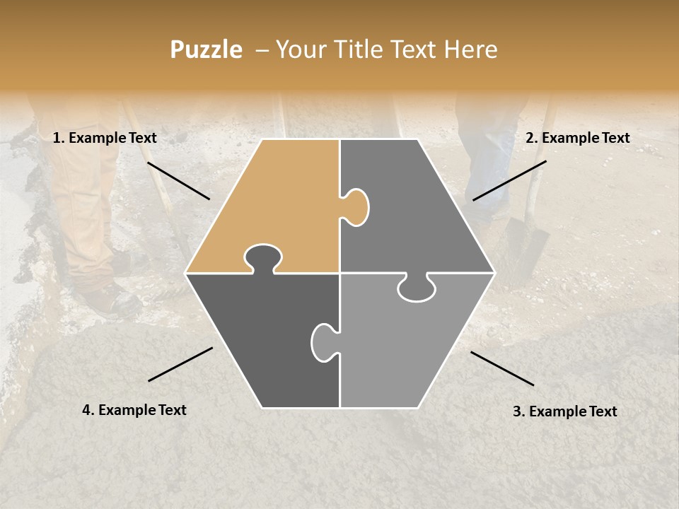 Public Economy Paving PowerPoint Template