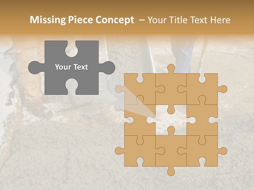 Public Economy Paving PowerPoint Template