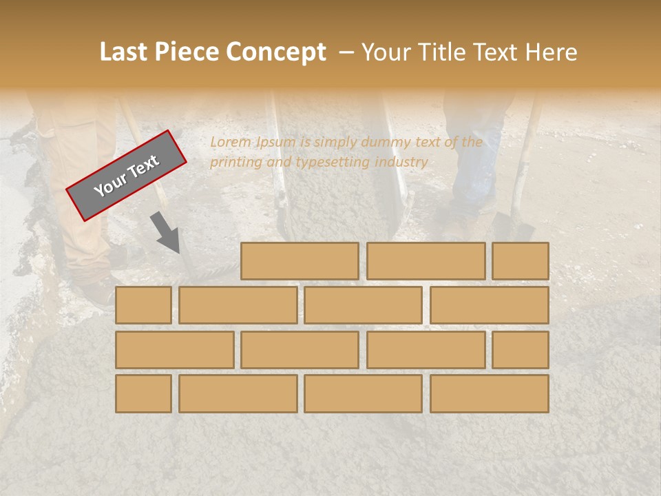 Public Economy Paving PowerPoint Template