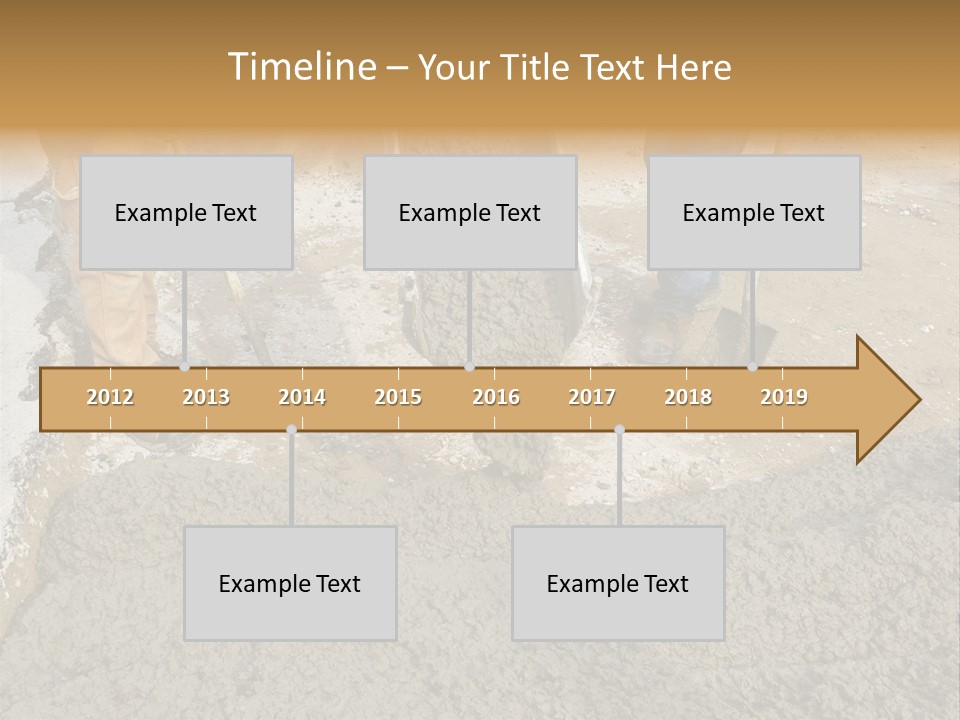 Public Economy Paving PowerPoint Template