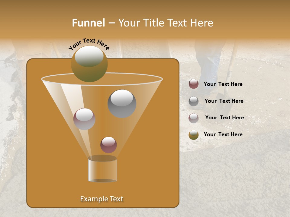 Public Economy Paving PowerPoint Template