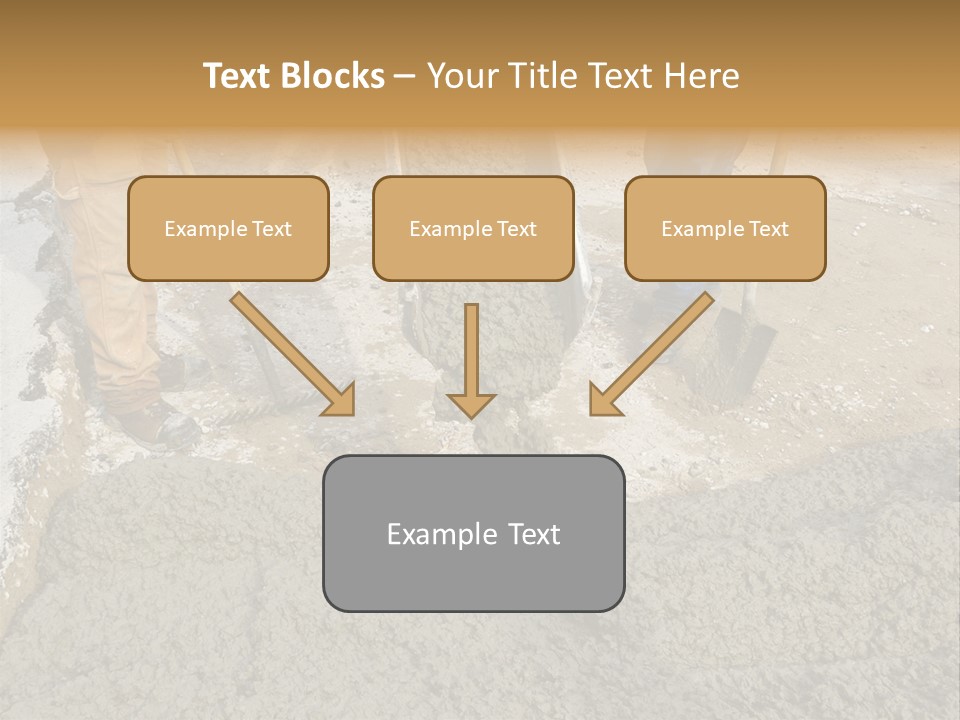 Public Economy Paving PowerPoint Template