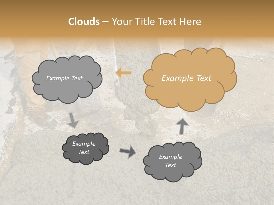 Public Economy Paving PowerPoint Template