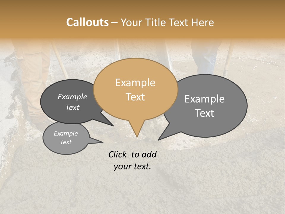 Public Economy Paving PowerPoint Template