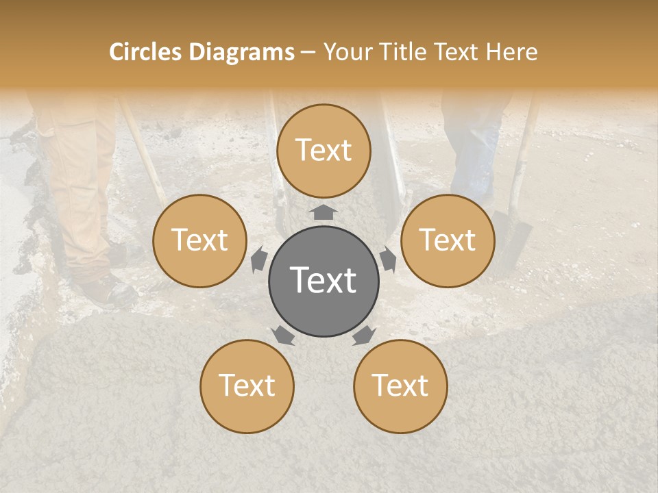 Public Economy Paving PowerPoint Template