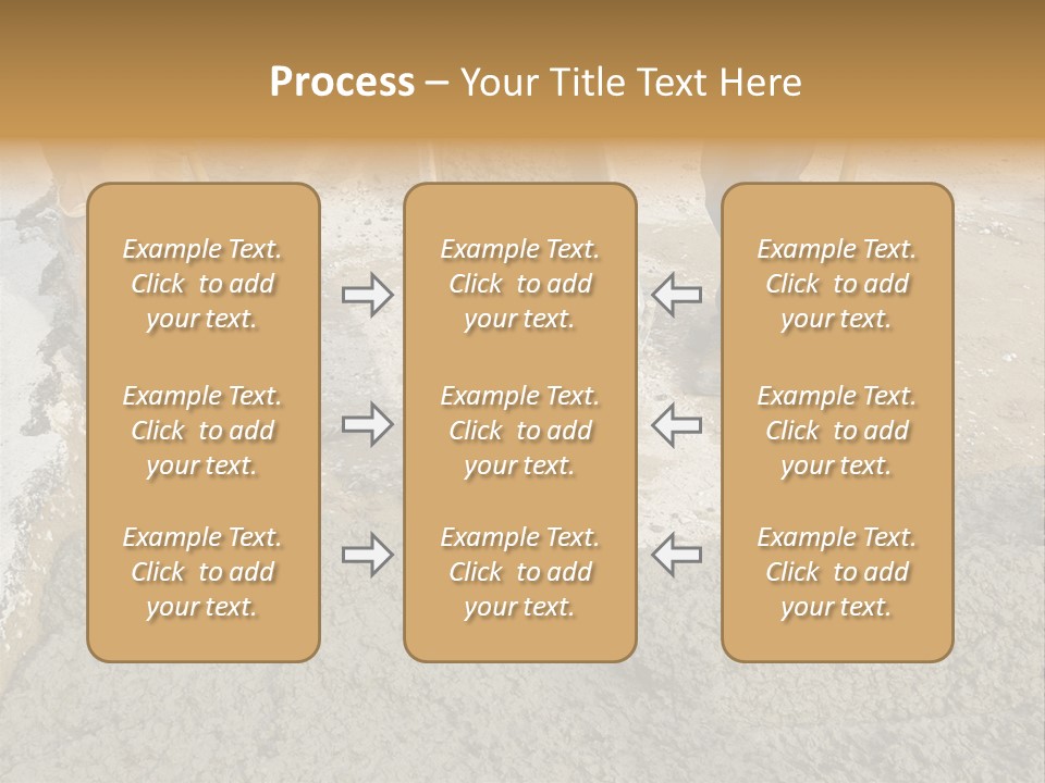 Public Economy Paving PowerPoint Template