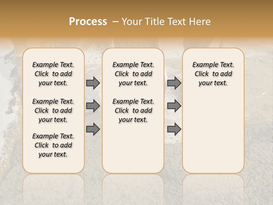 Public Economy Paving PowerPoint Template