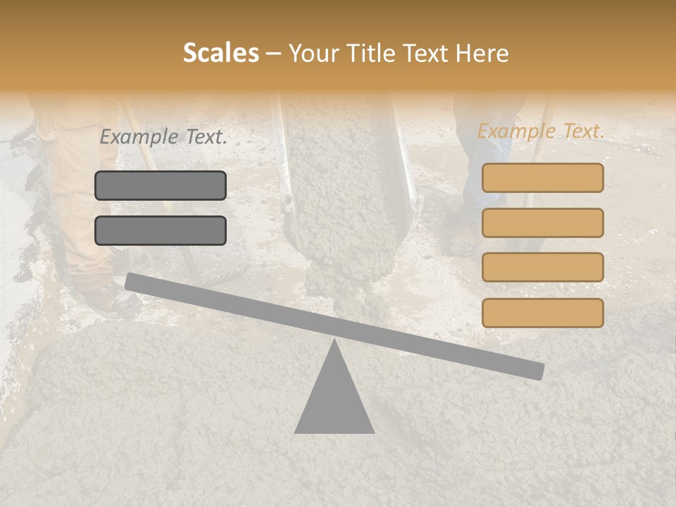 Public Economy Paving PowerPoint Template