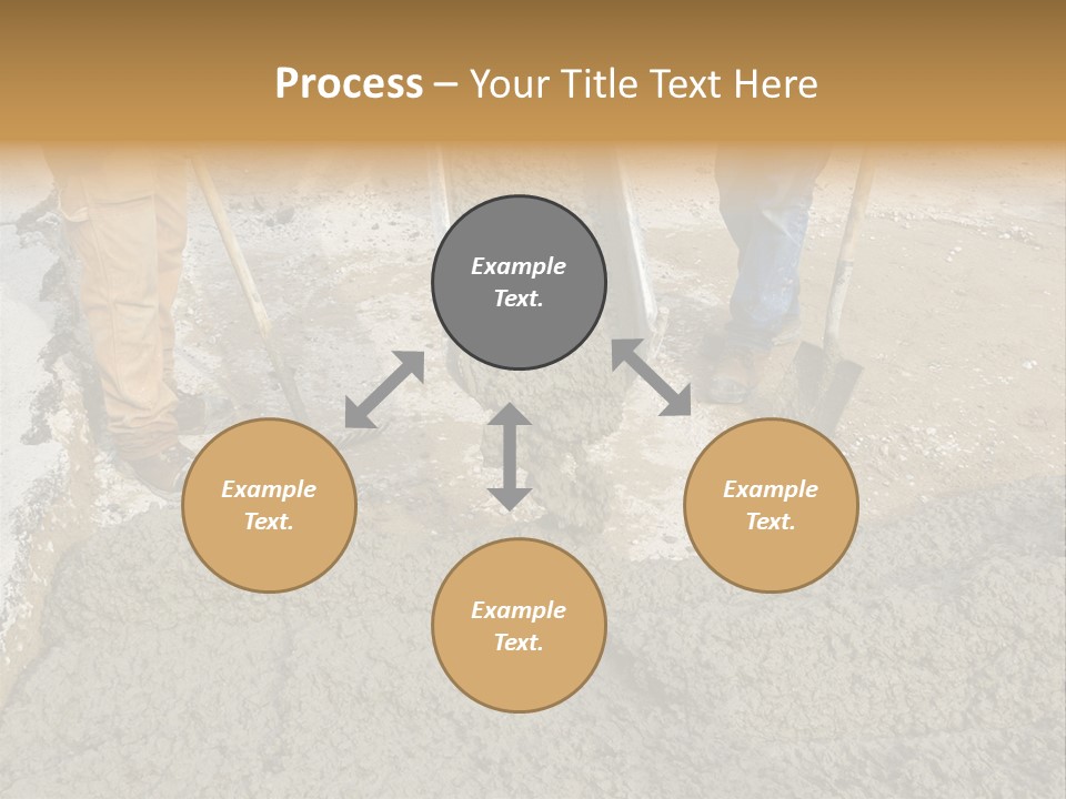 Public Economy Paving PowerPoint Template