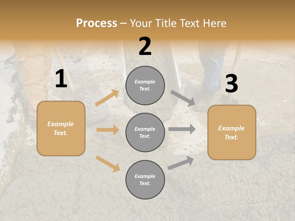 Public Economy Paving PowerPoint Template