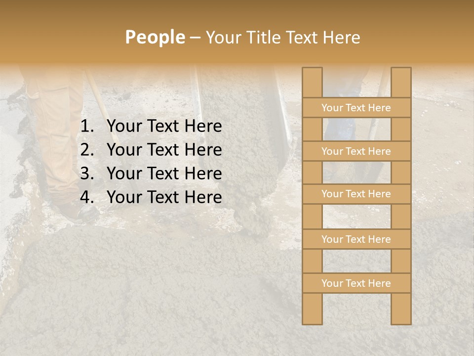 Public Economy Paving PowerPoint Template