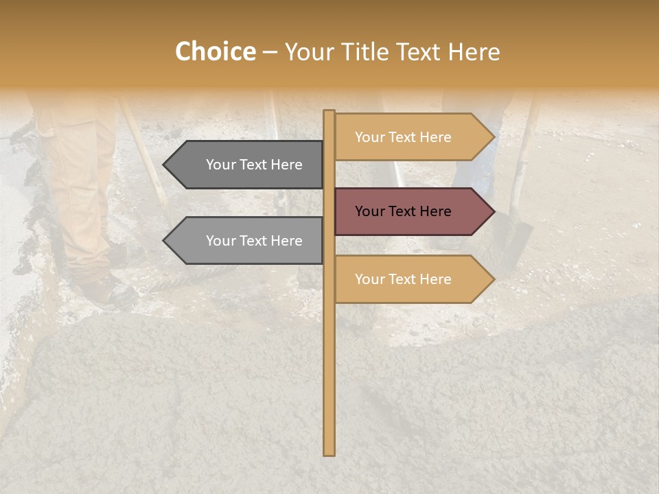 Public Economy Paving PowerPoint Template