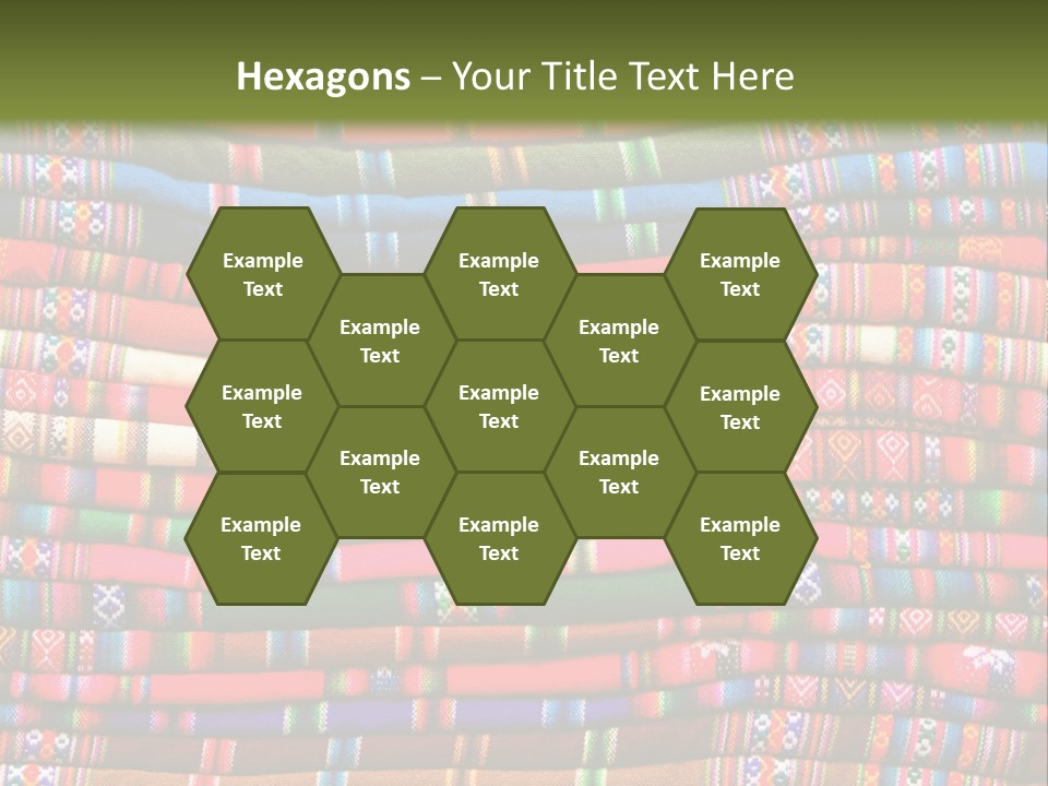 Thread Weave Blanket PowerPoint Template