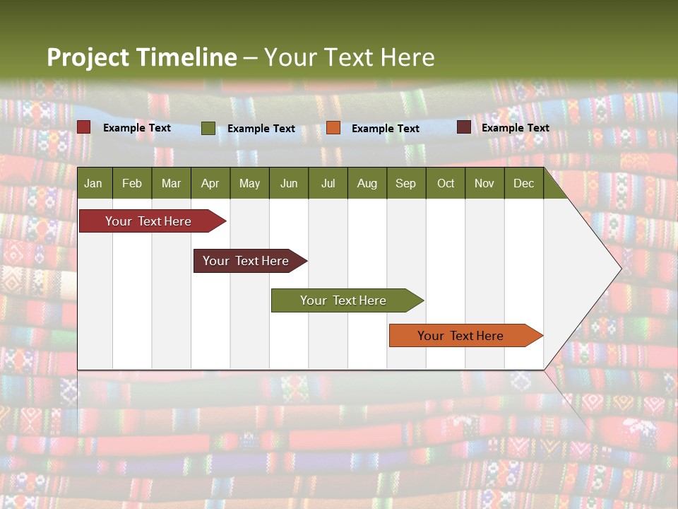 Thread Weave Blanket PowerPoint Template