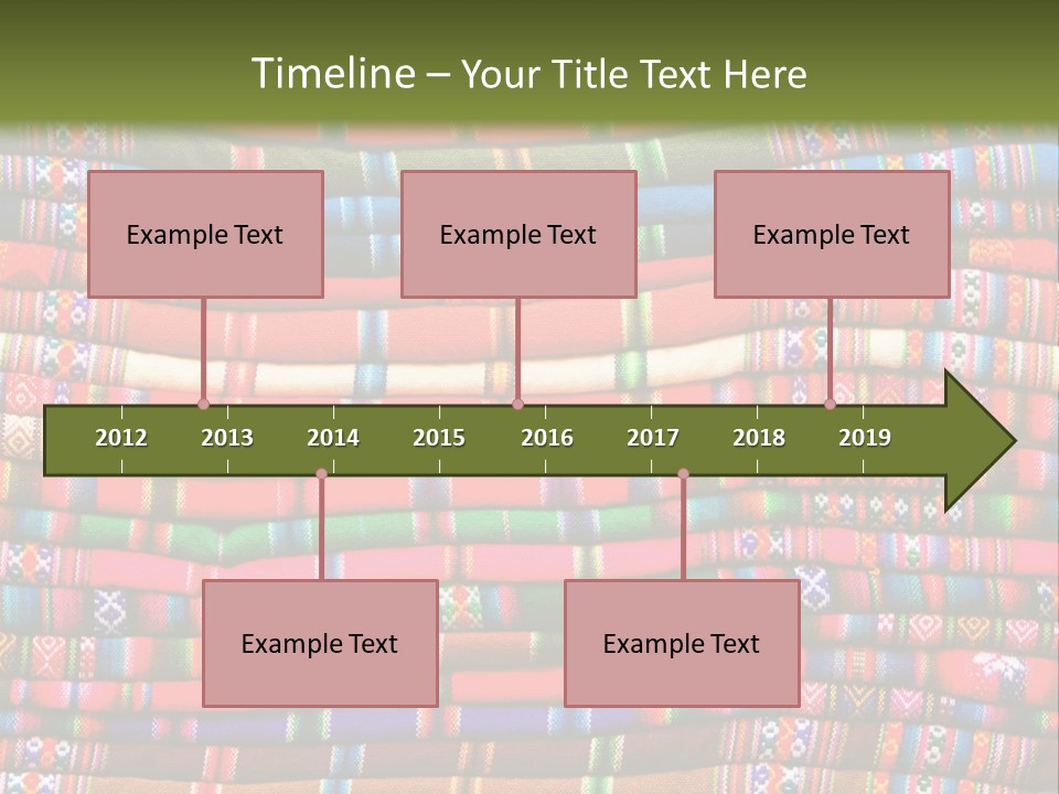 Thread Weave Blanket PowerPoint Template