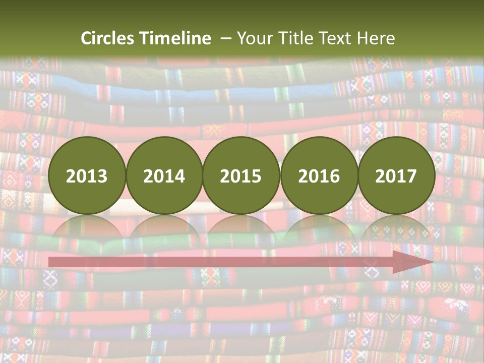 Thread Weave Blanket PowerPoint Template