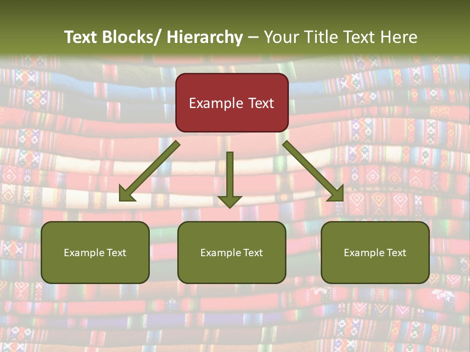 Thread Weave Blanket PowerPoint Template