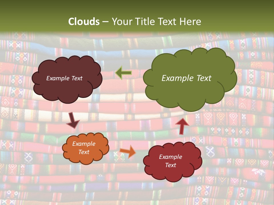 Thread Weave Blanket PowerPoint Template