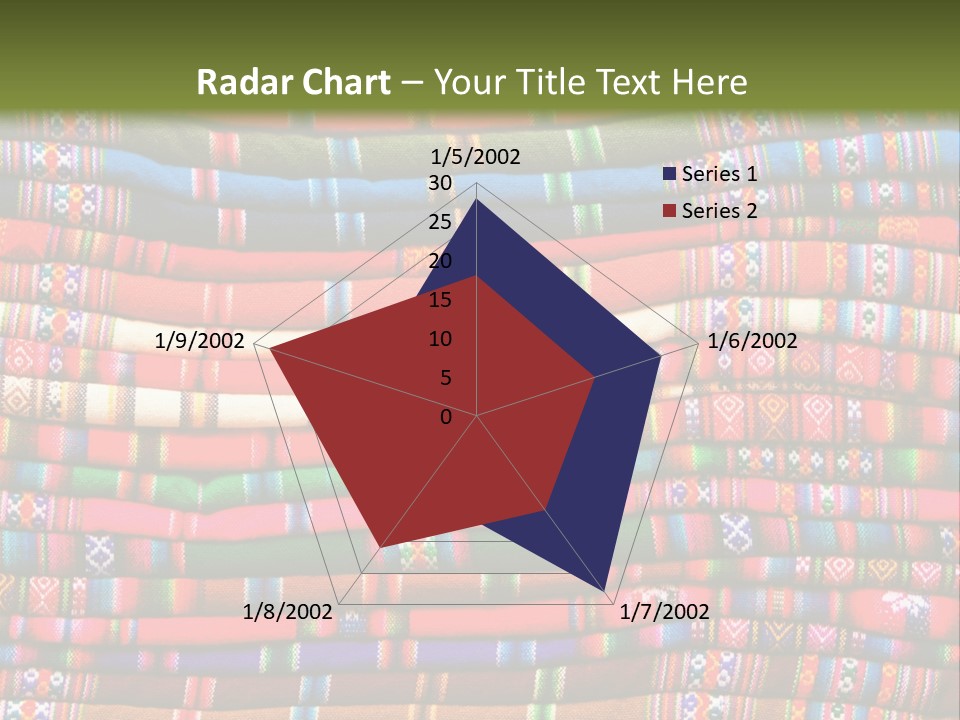 Thread Weave Blanket PowerPoint Template