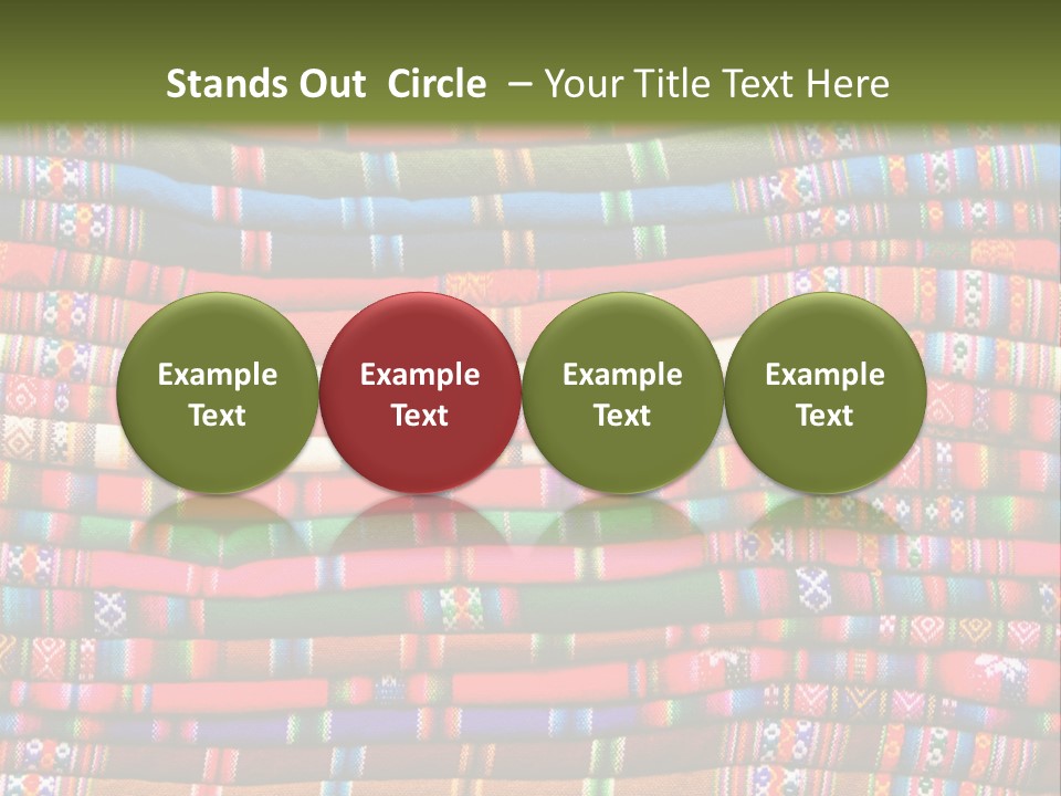 Thread Weave Blanket PowerPoint Template