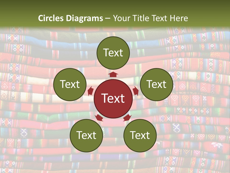 Thread Weave Blanket PowerPoint Template