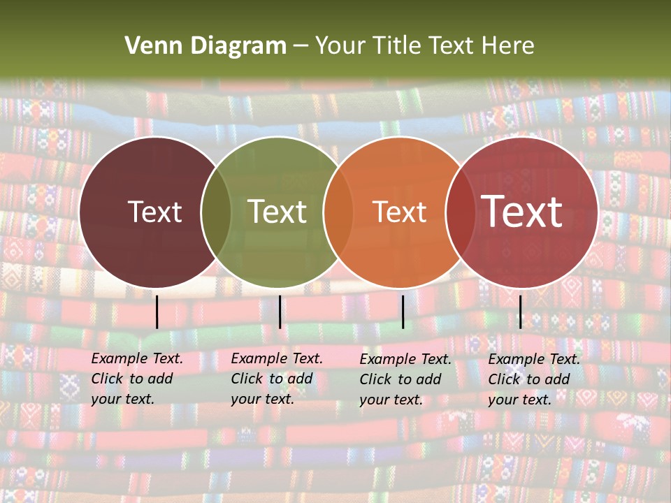 Thread Weave Blanket PowerPoint Template