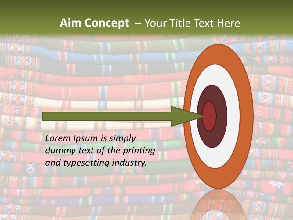 Thread Weave Blanket PowerPoint Template