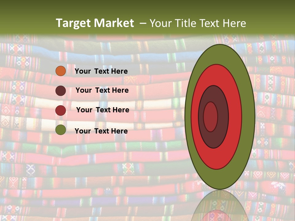 Thread Weave Blanket PowerPoint Template