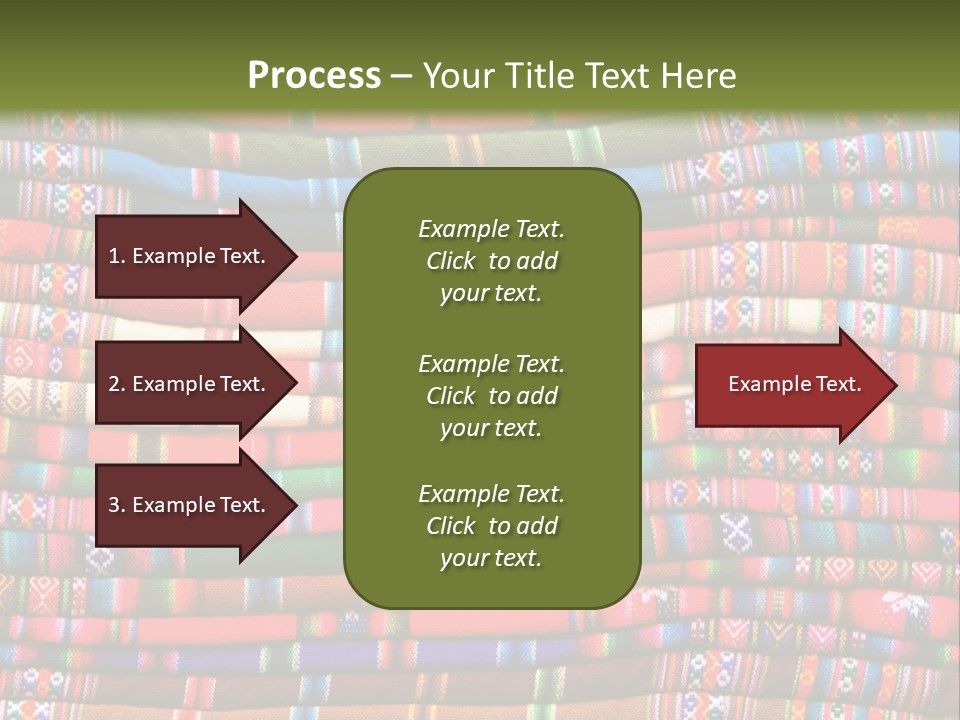 Thread Weave Blanket PowerPoint Template