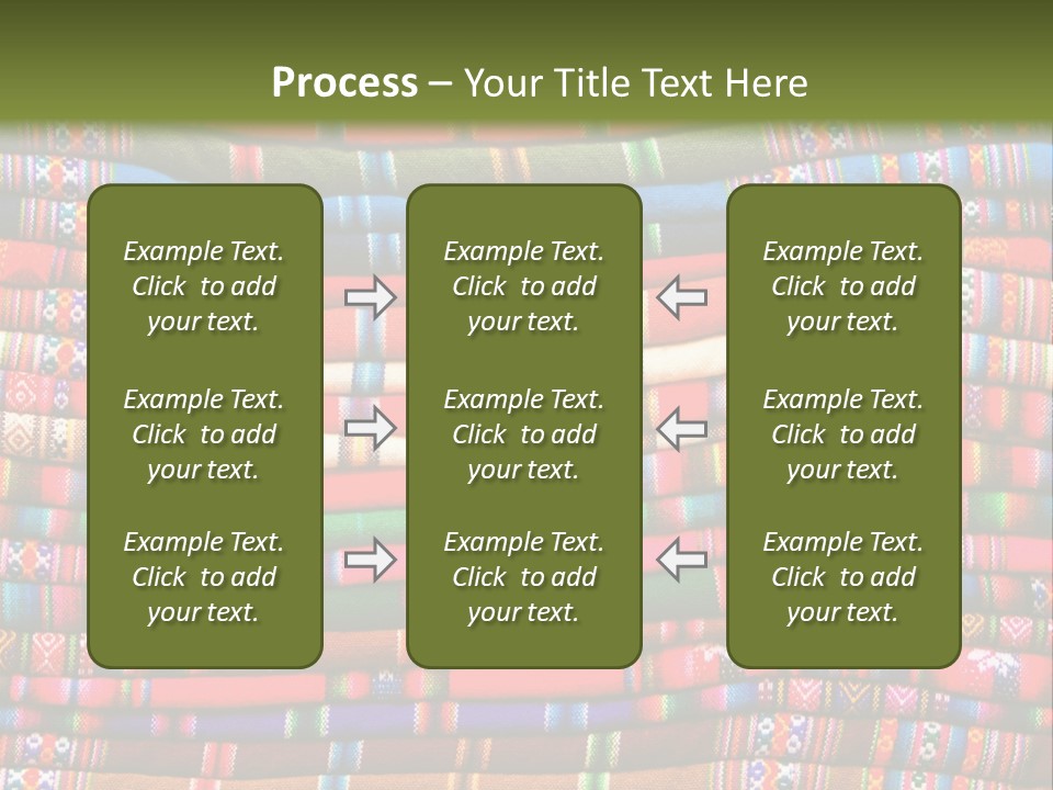 Thread Weave Blanket PowerPoint Template