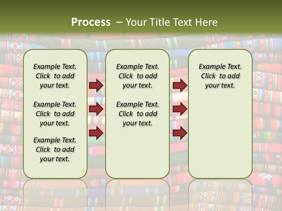 Thread Weave Blanket PowerPoint Template