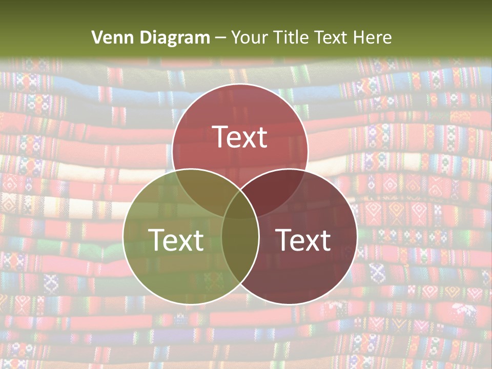 Thread Weave Blanket PowerPoint Template