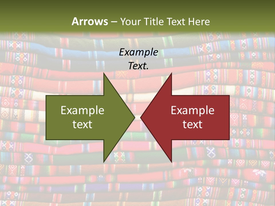 Thread Weave Blanket PowerPoint Template