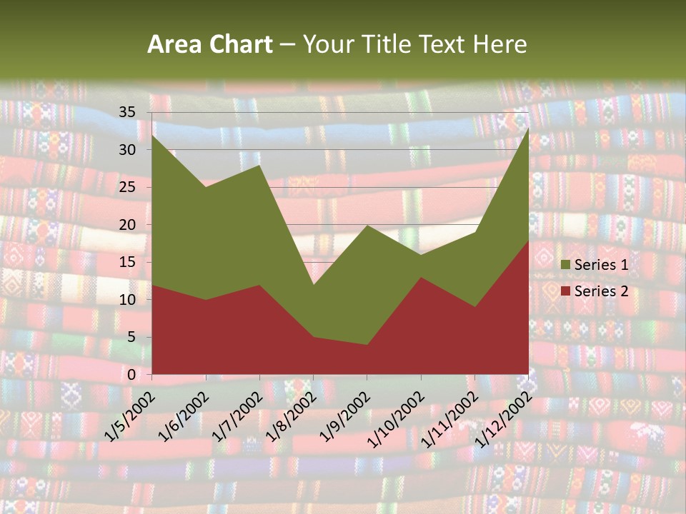 Thread Weave Blanket PowerPoint Template