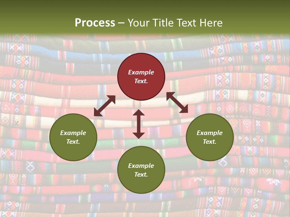 Thread Weave Blanket PowerPoint Template