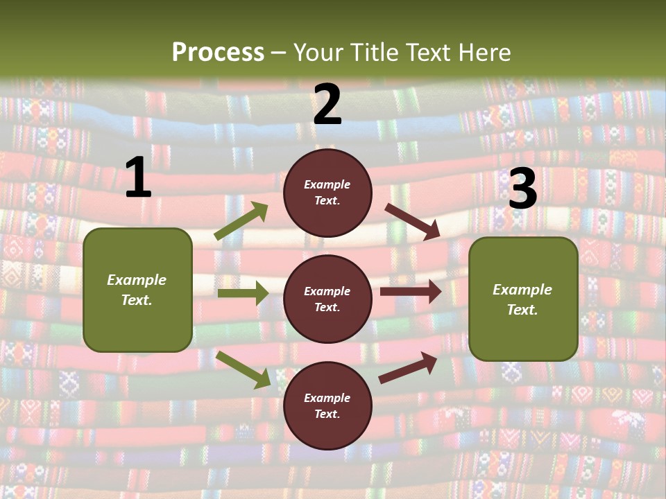 Thread Weave Blanket PowerPoint Template