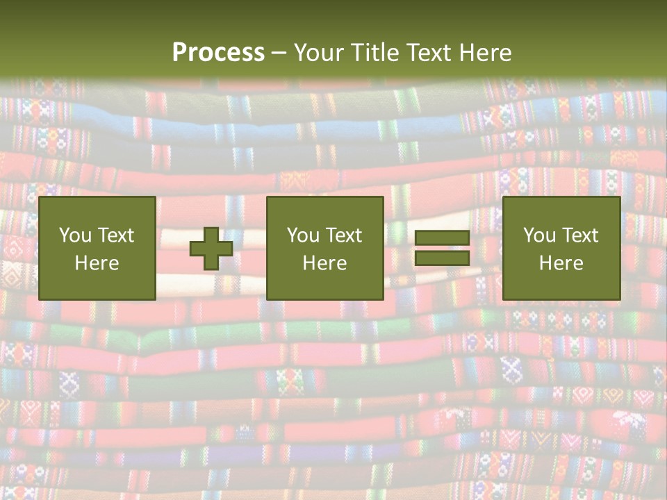 Thread Weave Blanket PowerPoint Template