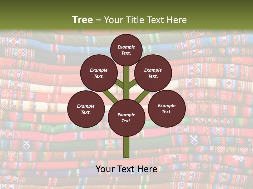 Thread Weave Blanket PowerPoint Template