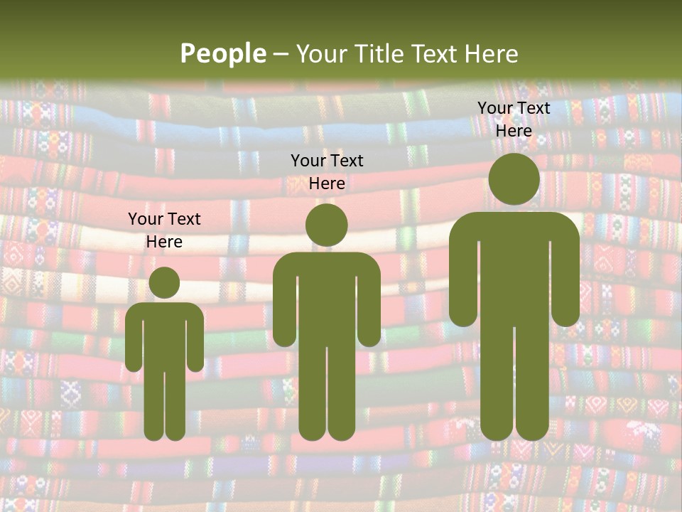 Thread Weave Blanket PowerPoint Template