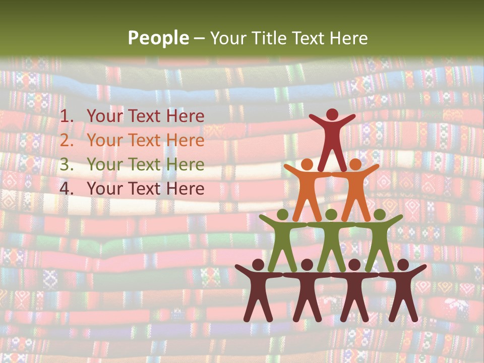 Thread Weave Blanket PowerPoint Template