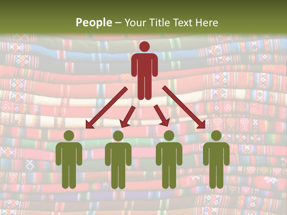 Thread Weave Blanket PowerPoint Template