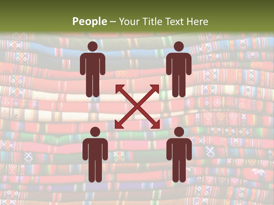 Thread Weave Blanket PowerPoint Template