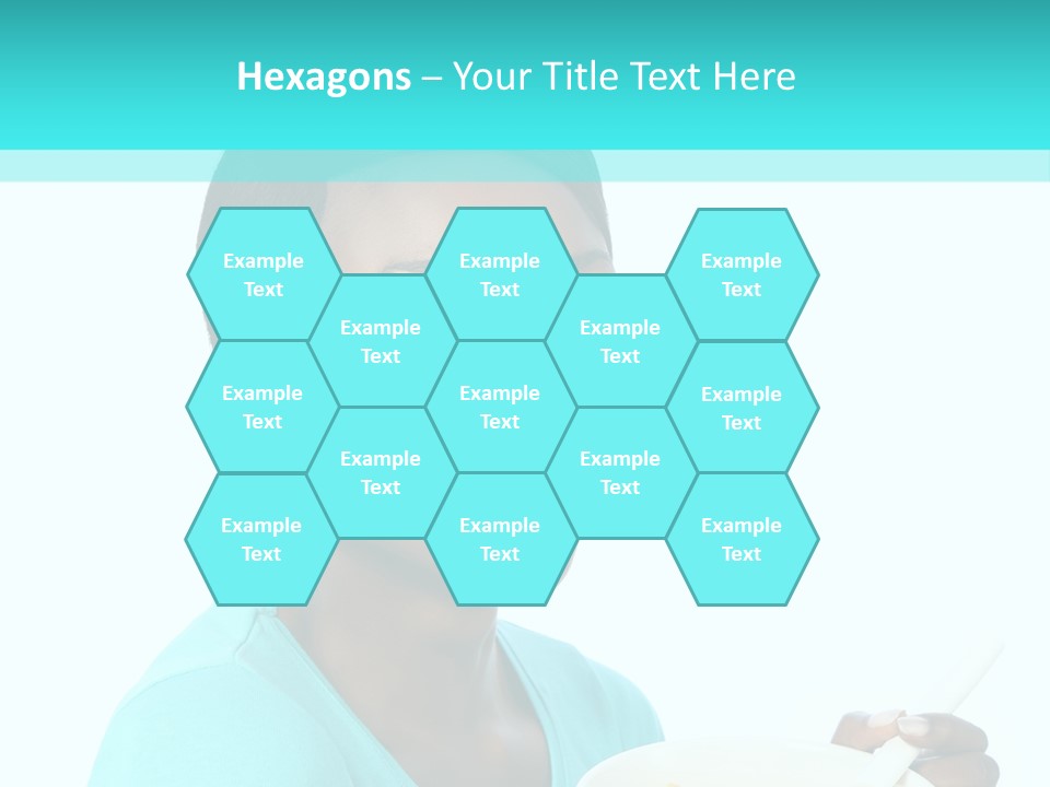 Young Eating Teenager PowerPoint Template