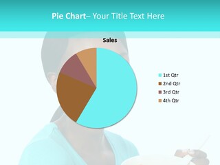 Young Eating Teenager PowerPoint Template